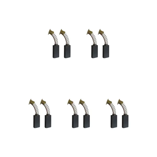 5 Sets of 2x Carbon Brushes for Rupes GL61 Grinder, 6x9x21mm