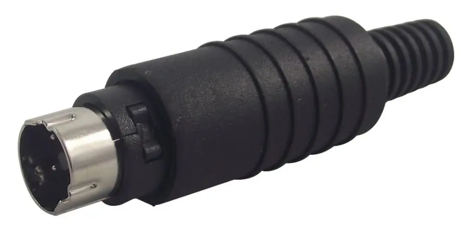 Fiche Mini-DIN SCHURTER, 3 broches, bornes à souder