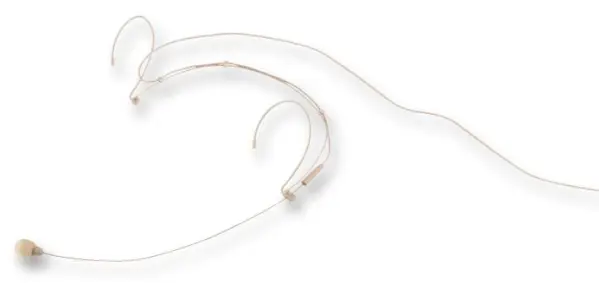 STAGELINE Ultralight Headset Microphone, Beige, 3-Pole Mini XLR