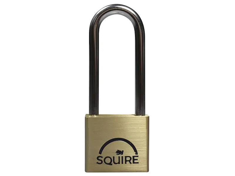 Squire LN4LS Lion Brass Padlock, 5-Pin, 40mm, 65mm Shackle