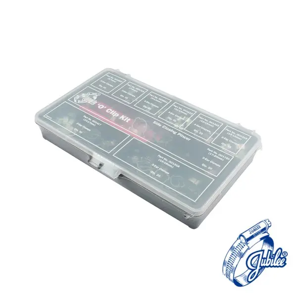 Jubilee OKP175MS Zachte Staal O-Klemmen Set (175 stuks)