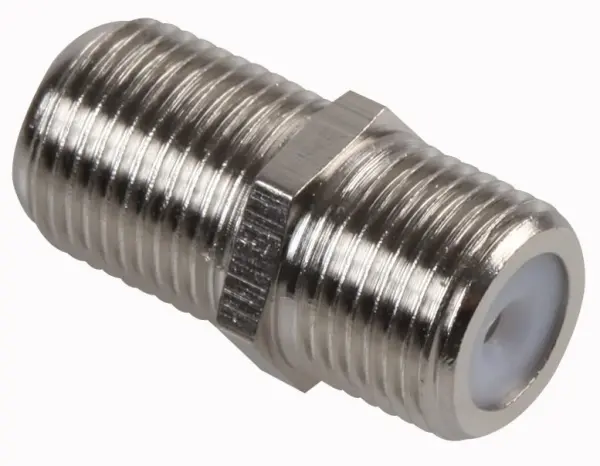 PRO SIGNAL F Double Female Brass Coaxial Connector