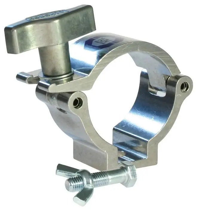 Doughty Acoplador Leve Meio-Engate com Furo M10, 75kg SWL, Tubo 48-51mm