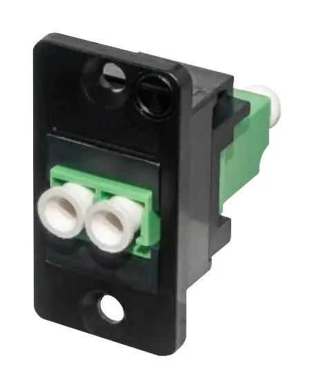 TUK Single Mode LC APC Duplex Fibre Optic Socket Coupler