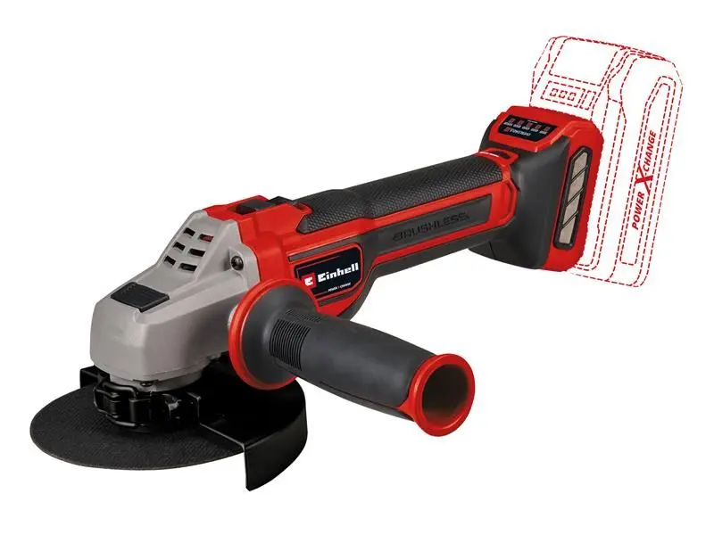 Einhell Amoladora Angular TP-AG 18/125 Pro 18V - Sin Batería