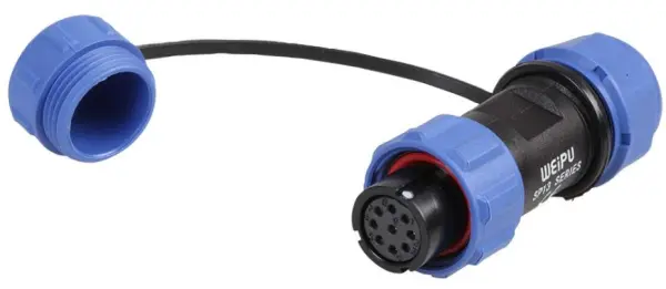 PRO ELEC - Connecteur circulaire 9 broches série SP13, 5-8mm, IP68