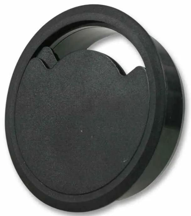PRO ELEC Cable Grommet, ABS, 100mm Black