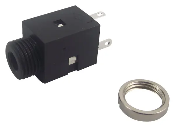 CLIFF ELECTRONIC COMPONENTS - Υποδοχή 3.5mm Stereo Jack με Διακόπτη, Επιχρυσωμέ