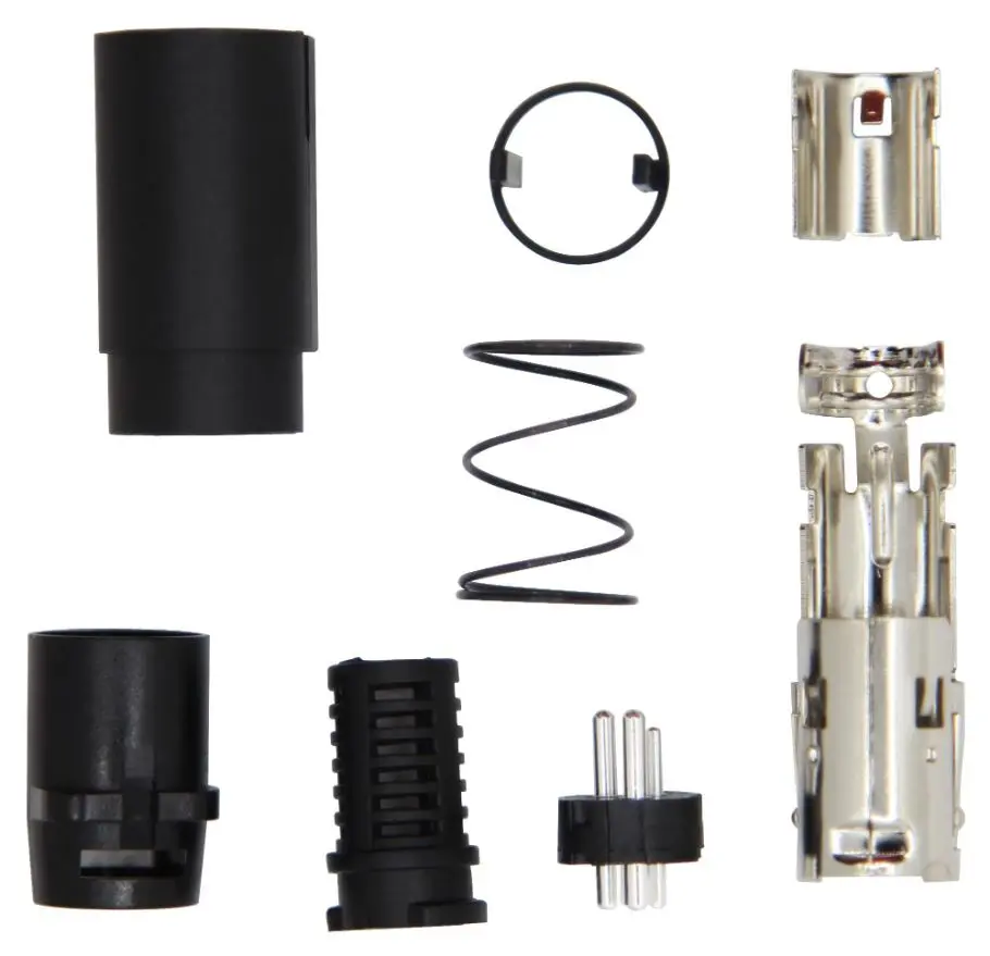 MULTICOMP 3-Pole DC Power Plug, Solder Termination, 20VDC, 7.5A