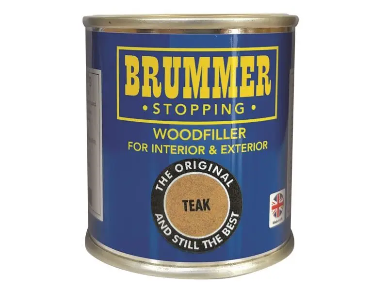 Brummer Wood Filler Teak, 250g