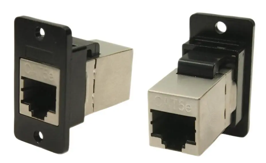 CLIFF Cat5e RJ45 ソケット間スリムフィードスルーコネクター