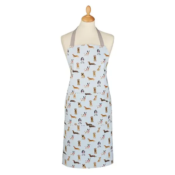 Curious Dogs Cotton Apron
