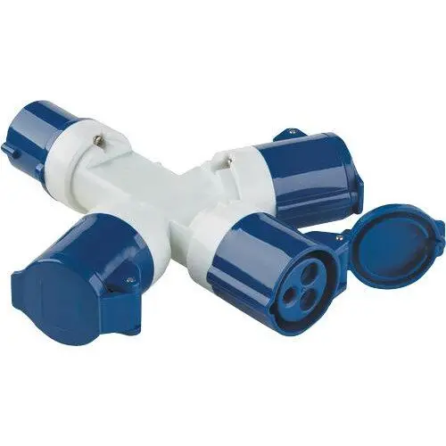 Clarke International Outdoor 16A 3-Way 230V Splitter
