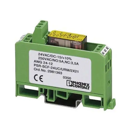 Phoenix Contact DIN Rail Safety Relay, DPDT, 24V DC, 5A