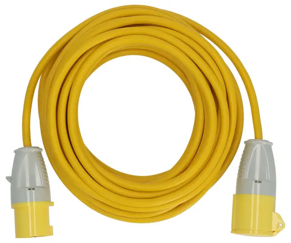 Brennenstuhl 14m Yellow 110V AC 16A IP44 Mains Extension Cable