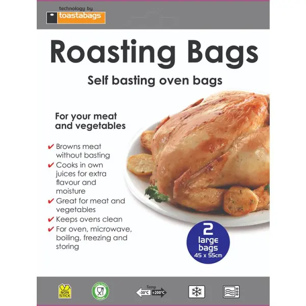Planit Products Large Oven Roasting Bags 2 Pack