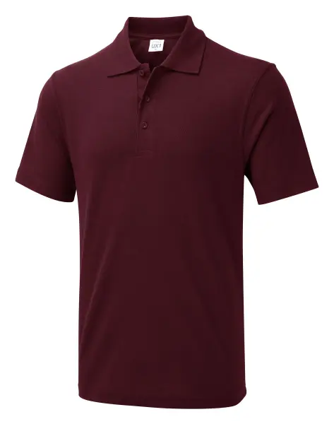 Uneek Clothing - Polo Uilíoch UX - 50% Polaistéir 50% Cadás - Corcrach - Méid L