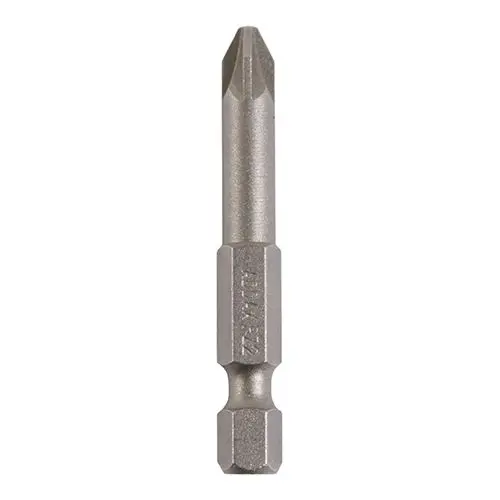 Timco S2 Steel PZ2 Driver Bits (5-Pack, 50mm, 1/4in Hex)