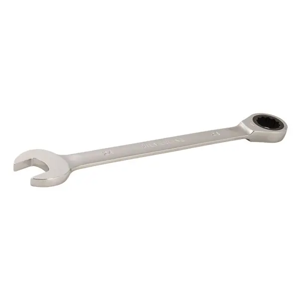 Silverline Clé à cliquet fixe chromée 24mm