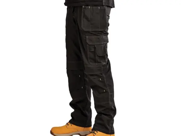 Pantalon de travail Iowa avec poches holster STANLEY® noir, Taille 30, Longueur