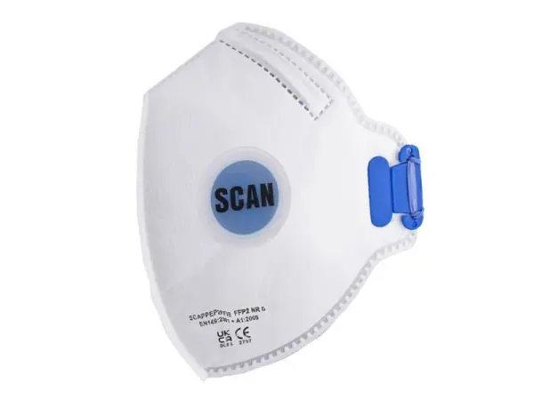 Scan - Masques jetables pliables FFP2 avec valve