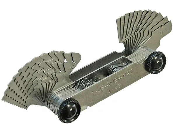 Faithfull Měřidlo rozteče závitu – 55 metrických/amerických závitů