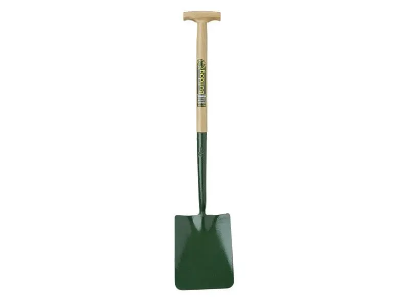 Bulldog Square Mouth Shovel, 8in Width, 28in Hardwood Shaft