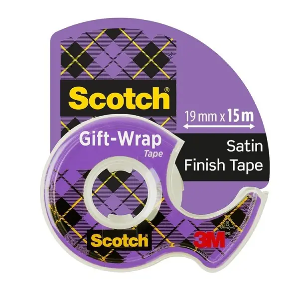 Scotch Satin Gift Wrap Tape 19mm x 15m