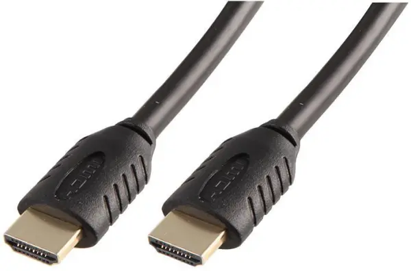 PRO SIGNAL Cavo HDMI 4K ad Alta Velocità con Ethernet, 0.5m, Placcato Oro, Nero