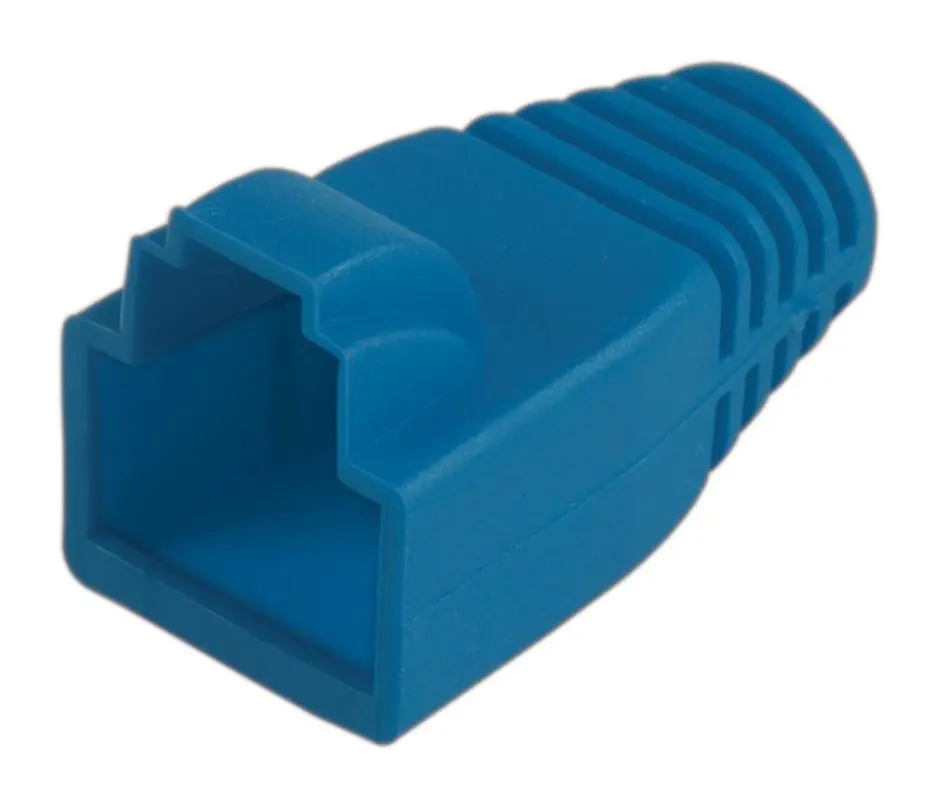 TUK Bota de Alívio de Tensão RJ45 Cat5e, Azul, para Cabos 5-5.8mm