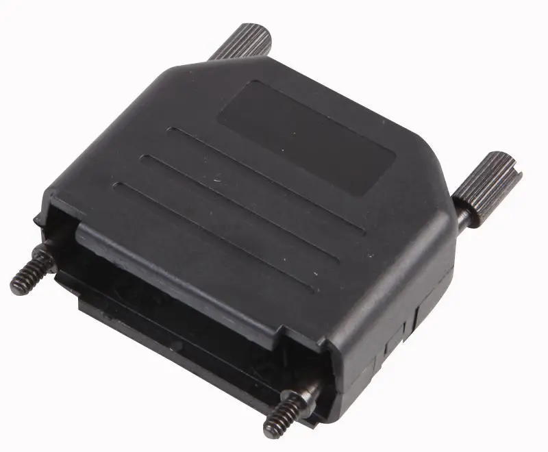 Capot D-Sub MH CONNECTORS en plastique, entrée supérieure, noir, 15 broches
