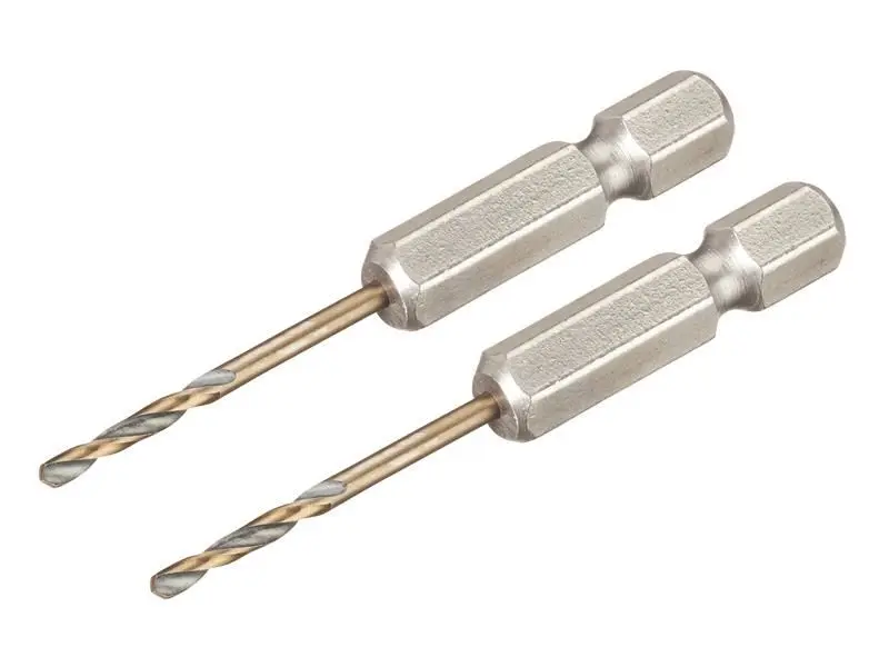 DeWalt Black & Gold Hex HSS-G Drill Bits, 2 Pack (2.0mm)