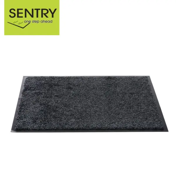 Sentry Barrington Baumwoll-Teppich, waschbar 40x61 cm Anthrazit