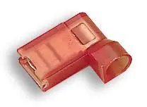 TE Connectivity התקן FASTON לנקבה לחיבור מהיר, 6.3מ״מ x 0.8מ״מ, אדום