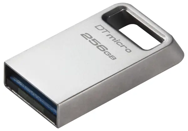 Kingston DataTraveler Micro USB 3.2 Gen 1 Flash Drive, 256GB
