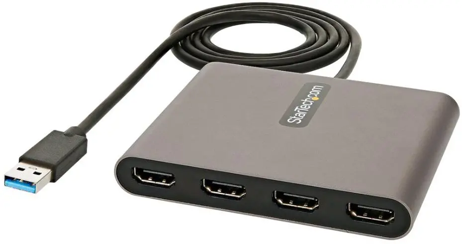 StarTech USB 3.0 to HDMI Adapter - 4x Ports, 1080p