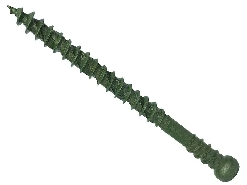 ForgeFix TORX® T15 Decking Screws, 4.5x50mm, Green, 600-Pack