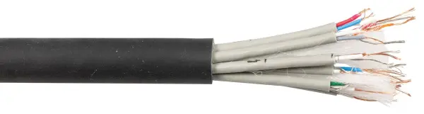 Van Damme Digitour AES/EBU & DMX Audio Cable 16 Core 1m Black