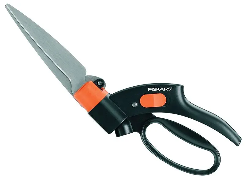 Fiskars GS42 Σύστημα Servo Ψαλίδι Γκαζόν, Ρυθμιζόμενη Γωνία Κόψης 360°
