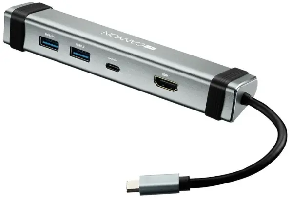 Adaptateur multiport USB-C 4-en-1 CANYON avec HDMI 4K et Power Delivery