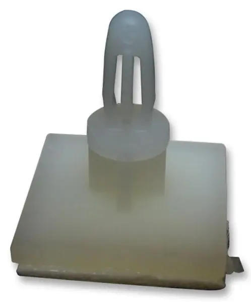 ESSENTRA COMPONENTS 鎖定式黏貼腳墊標準型 9.5毫米 20件裝