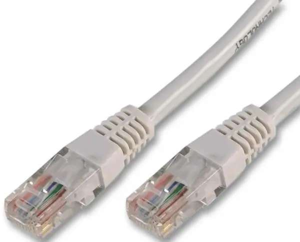 Pro Signal Cat5e UTP Ethernet Netwerkkabel, Male to Male, 0,2m Wit