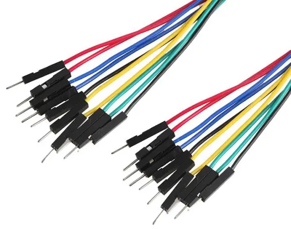 Pro Signal UK 150mm Male to Male Jumper Cables - Pack of 10