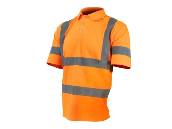 Scan Pánská pracovní pólová tričko s reflexními prvky – oranžové, třída 2, 100%
