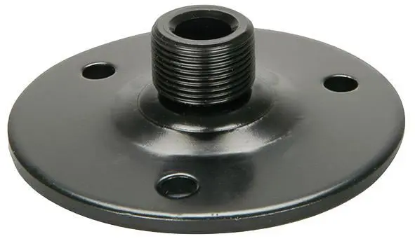 QTX SOUND מתאם גוזנק לעמוד מיקרופון שחור עם תבריג 5/8 אינץ'