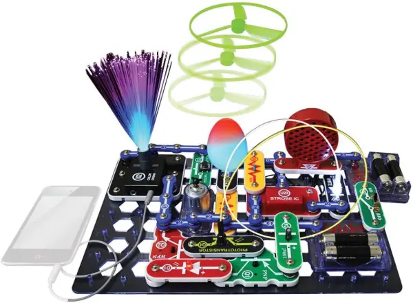 SNAP CIRCUITS Kit de Luz con Estroboscopio y Órgano de Colores