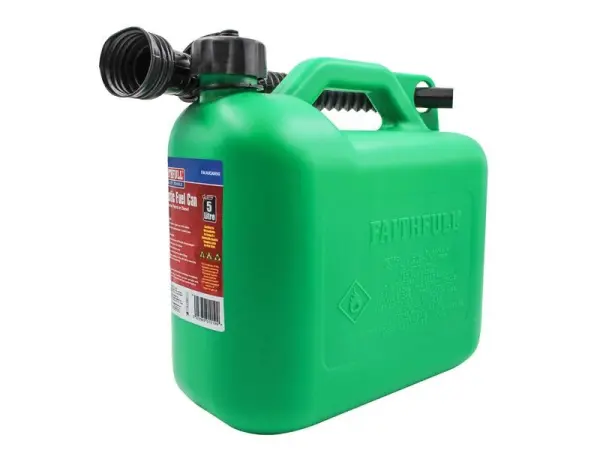 Faithfull - Bidon à carburant plastique vert - 5 litres