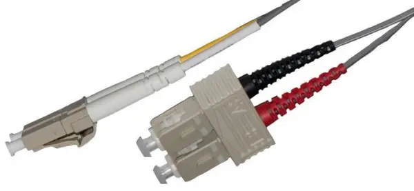 CONNECTIX Cable de Fibra Óptica Multimodo 1m OM1 SC-LC Duplex