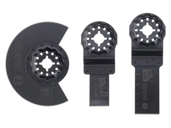Bosch Starlock Starter Set, 3-Piece for Wood & Metal