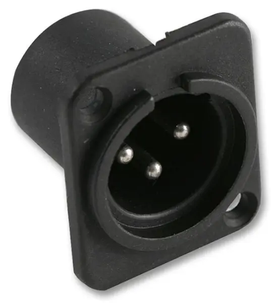 PRO SIGNAL 3-Pole XLR Chassis Plug, Solder Type